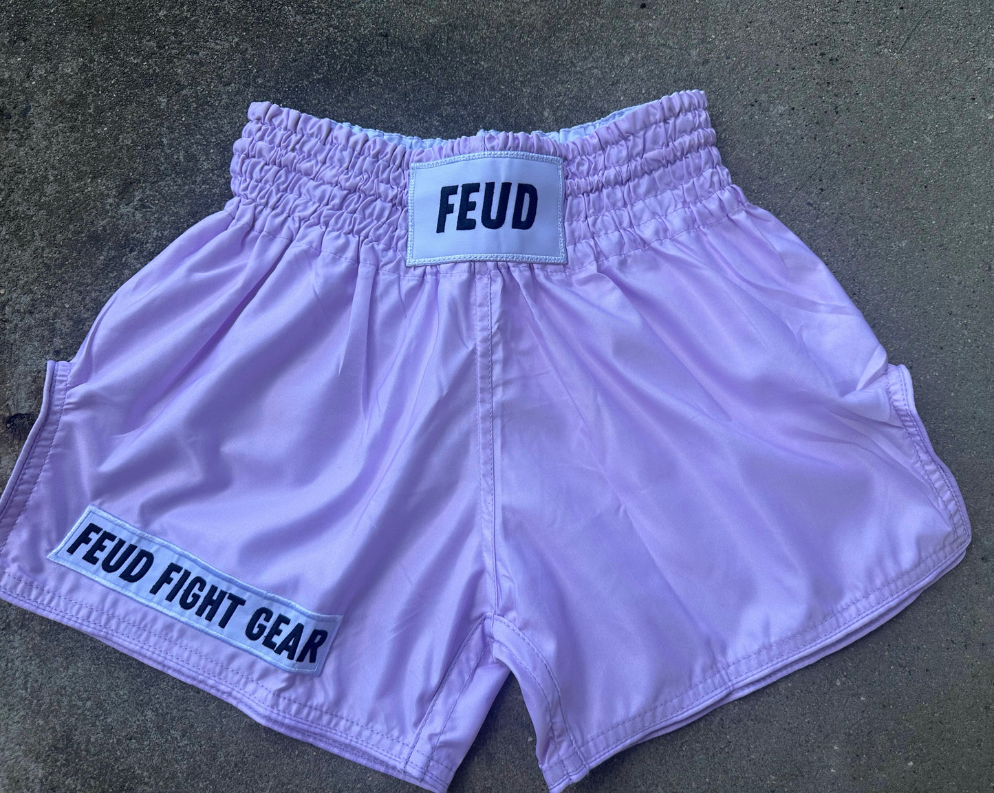 Lilac Muay Thai shorts