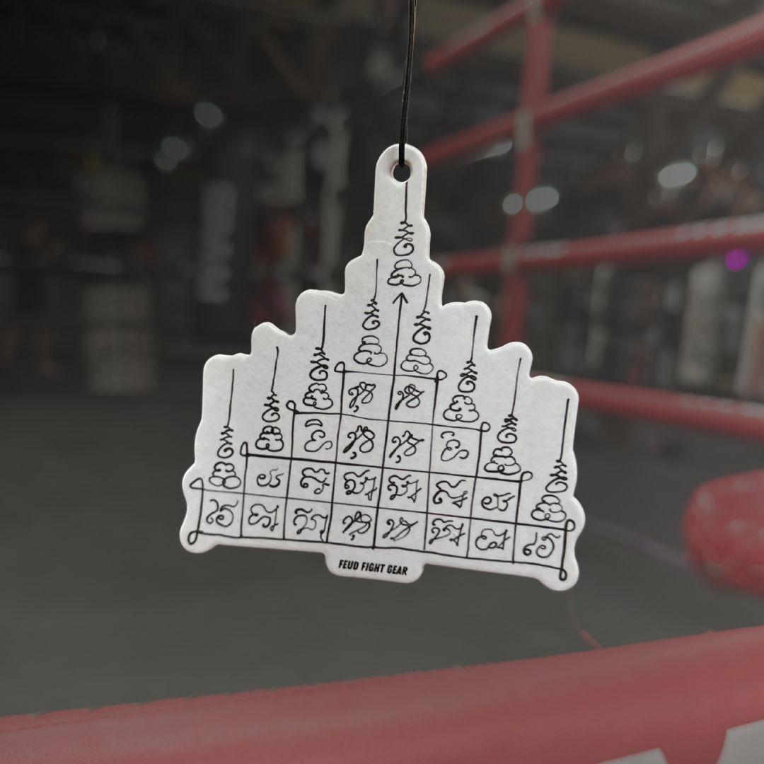 Muay Thai Air Freshener front design