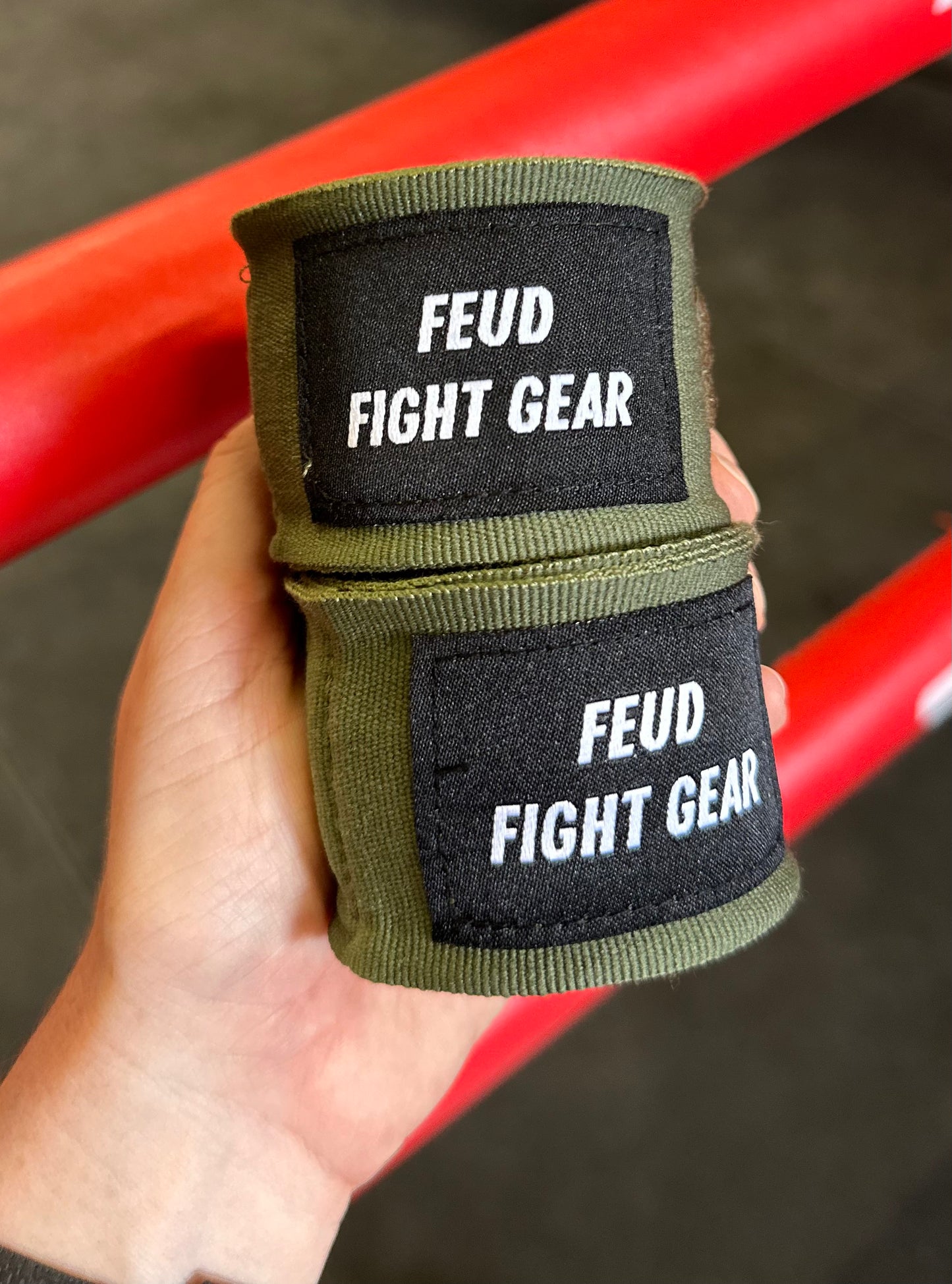 Hand wraps khaki green colour
