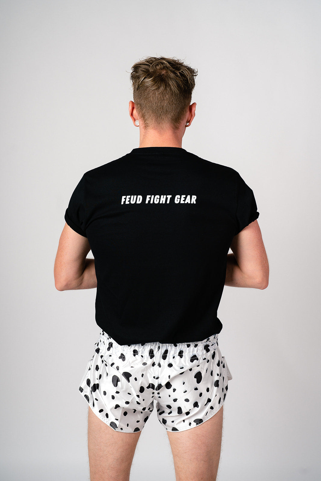 Vintage Muay Thai Tee back view with logo