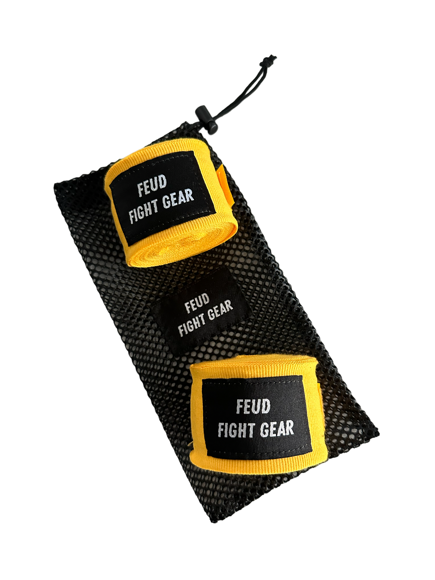 Muay Thai Hand Wraps in Yellow
