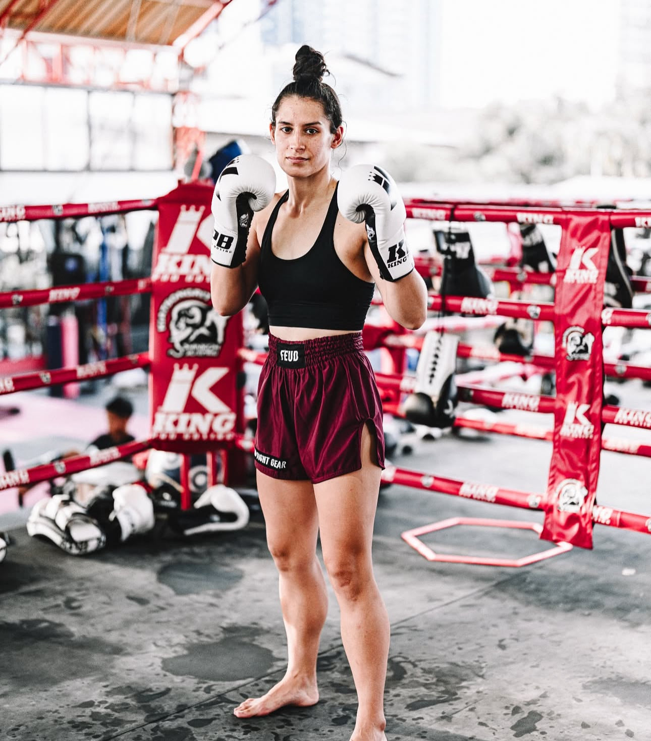 Burgundy Thai Shorts